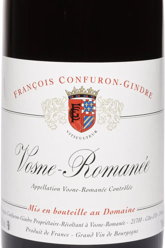 Этикетка Domaine Francois Confuron-Gindre AOC 2020 0.75 л
