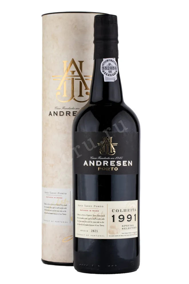 Портвейн Andresen Colheita in tube 1991 0.75 л