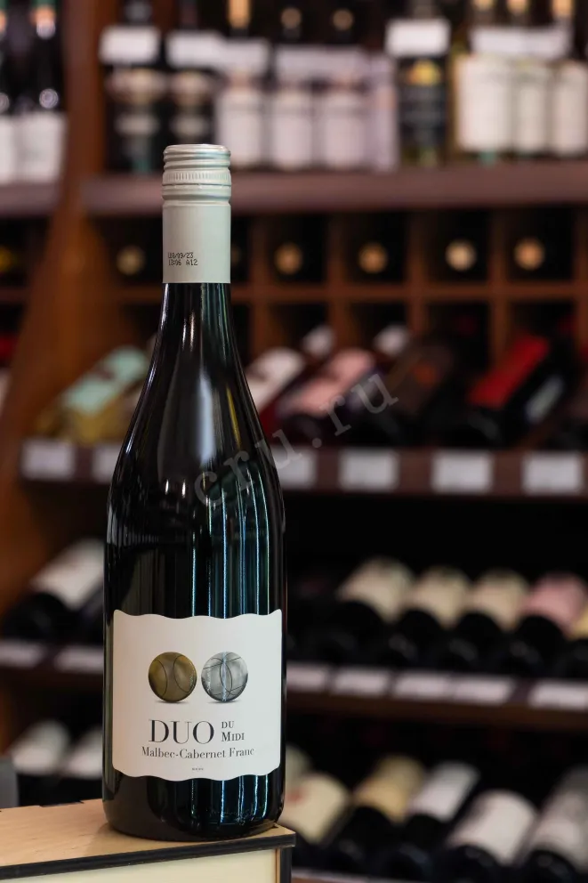 В магазине Крю Профи DUO du Midi Malbec-Cabernet Franc Pays d’Oc IGP 2022 0.75 л