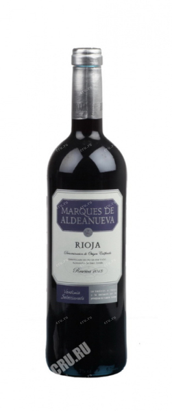 Вино Marques de Aldeanueva Reserva 2013 0.75 л