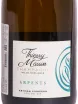 Этикетка Thierry Massin Arpents 2021 0.75 л
