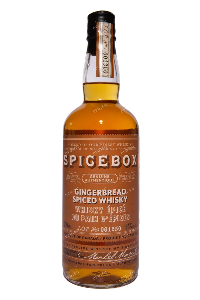 Бутылка Spicebox Gignerbread Spiced in gift box 0.75 л