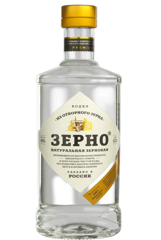 Водка Зерно Натуральная Зерновая  0.7 л