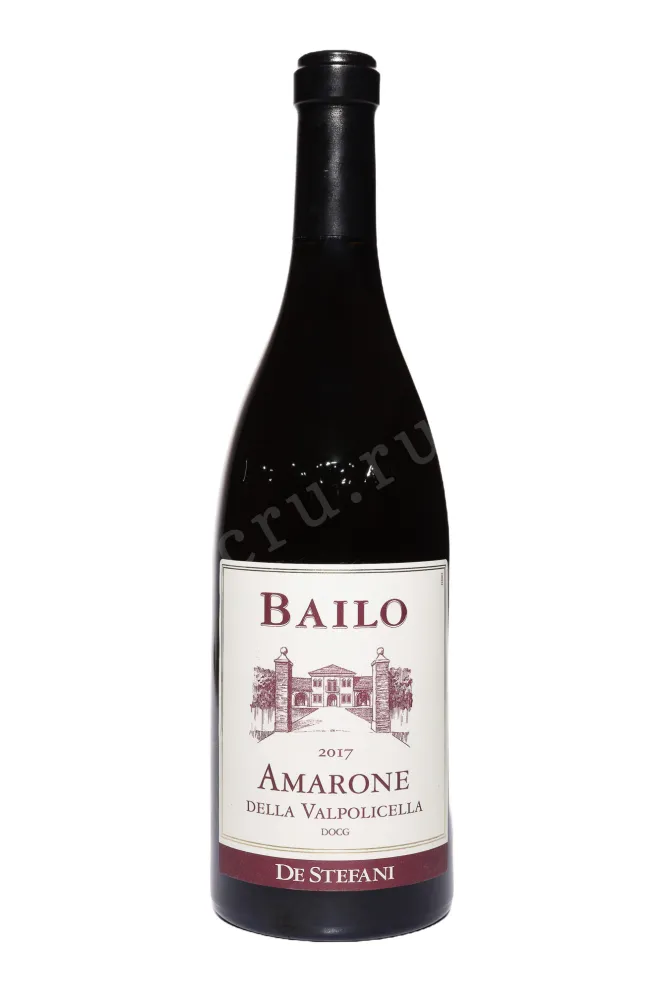 Вино De Stefani Bailo Amarone Della Valpolicella DOCG 2017 0.75 л
