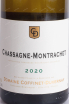 Этикетка Chassagne-Montrachet Domaine Coffinet-Duvernay 2020 0.75 л