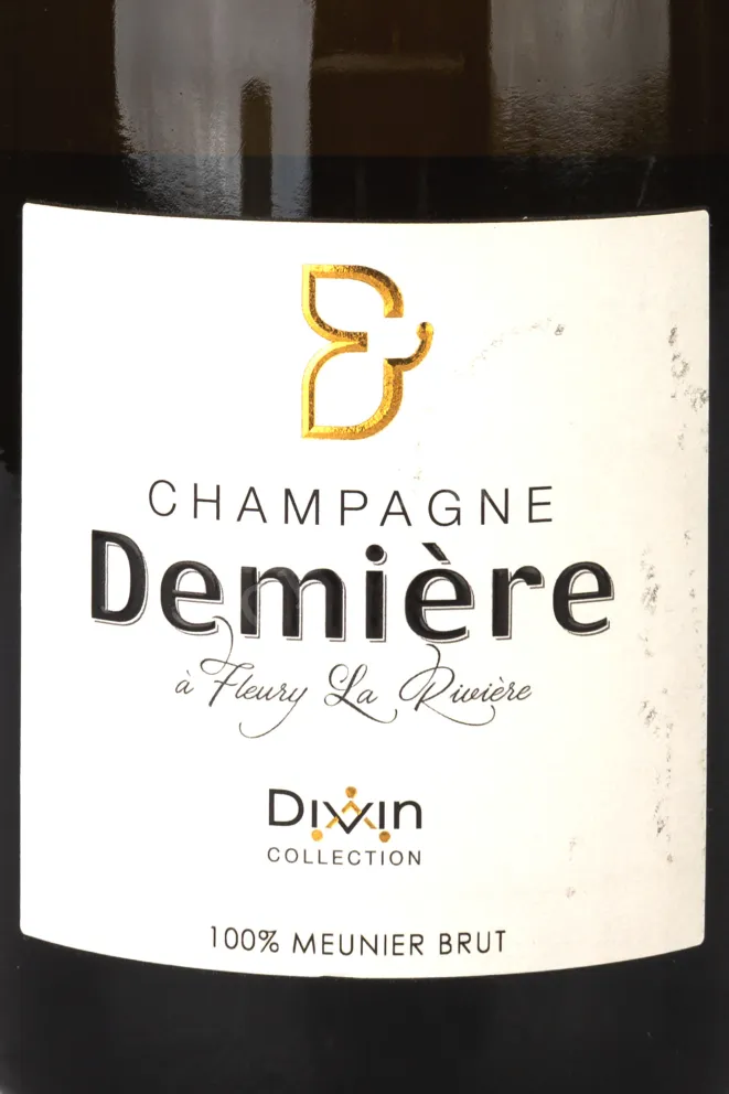 Этикетка Demiere Divin Meunier Brut 2018 0.75 л