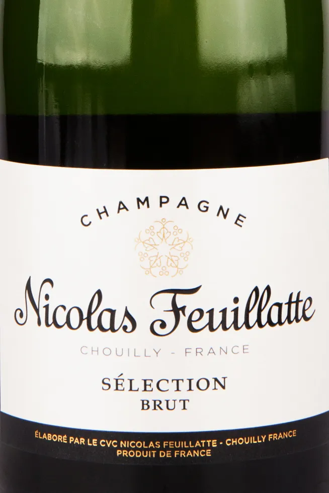 Этикетка игристого вина Nicolas Feuillatte Selection Brut in tube 2017 0.75 л