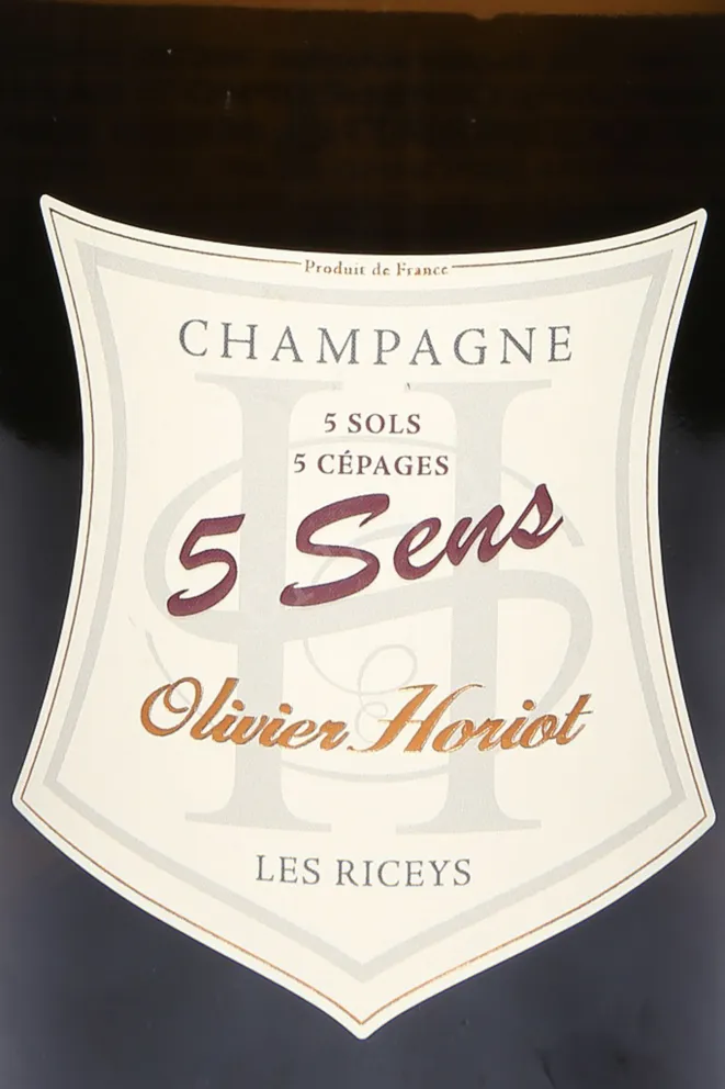 Этикетка Olivier Horiot 5 Sens AOC 2018 0.75 л