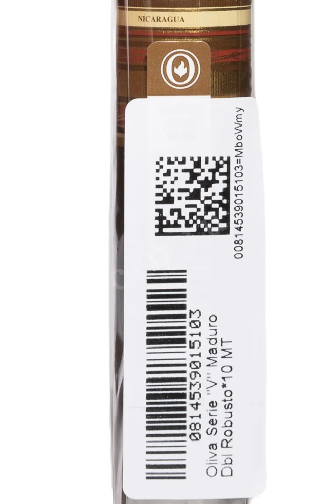 Контрэтикетка Oliva Serie V Maduro Special Double Robusto