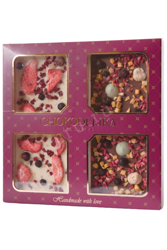 Шоколад Чокоделика Подарочный набор Ассорти Праздник Днём и Ночью  160 г