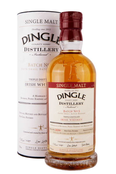 Виски Dingle Single Malt Batch 5 in tube  0.7 л