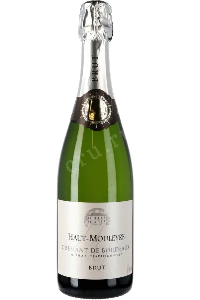 Игристое вино Haut-Mouleyre Brut Cremant de Bordeaux AOC  0.75 л
