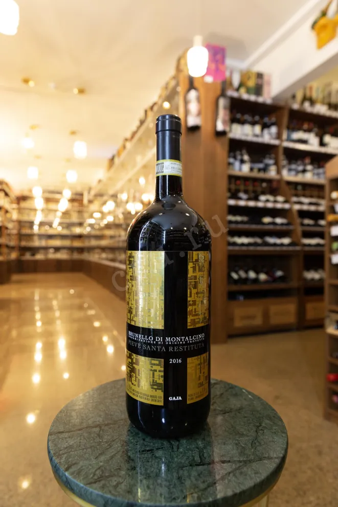 В магазине Крю Профи Gaja Pieve Santa Restituta Brunello di Montalcino 2016 1.5 л