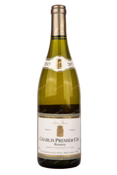 Вино Olivier Tricon Chablis Premier Cru Beauroy 2019 0.75 л