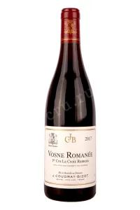 Вино J.Coudray-Bizot Vosne-Romanee 1-er Cru La Croix Rameau 2017 0.75 л