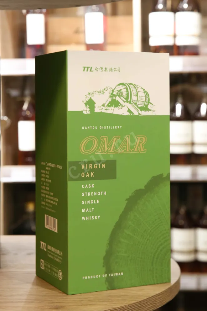 В магазине Крю Профи Omar Cask Strength Single Malt Virgin Oak Cask in gift box 0.7 л