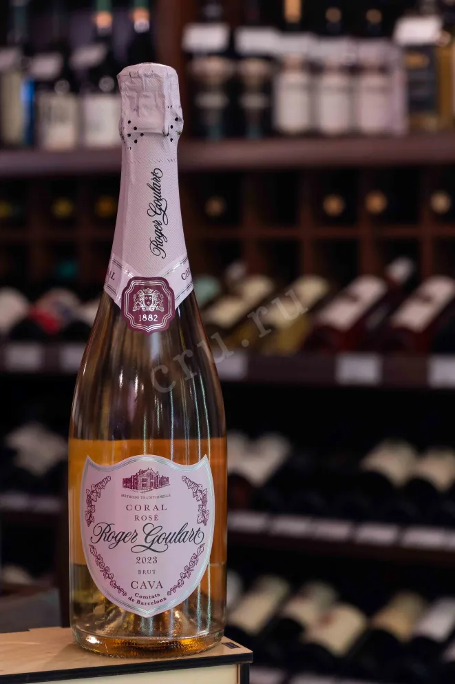 В магазине Крю Профи Roger Goulart Coral Rose Brut Cava 2023 0.75 л