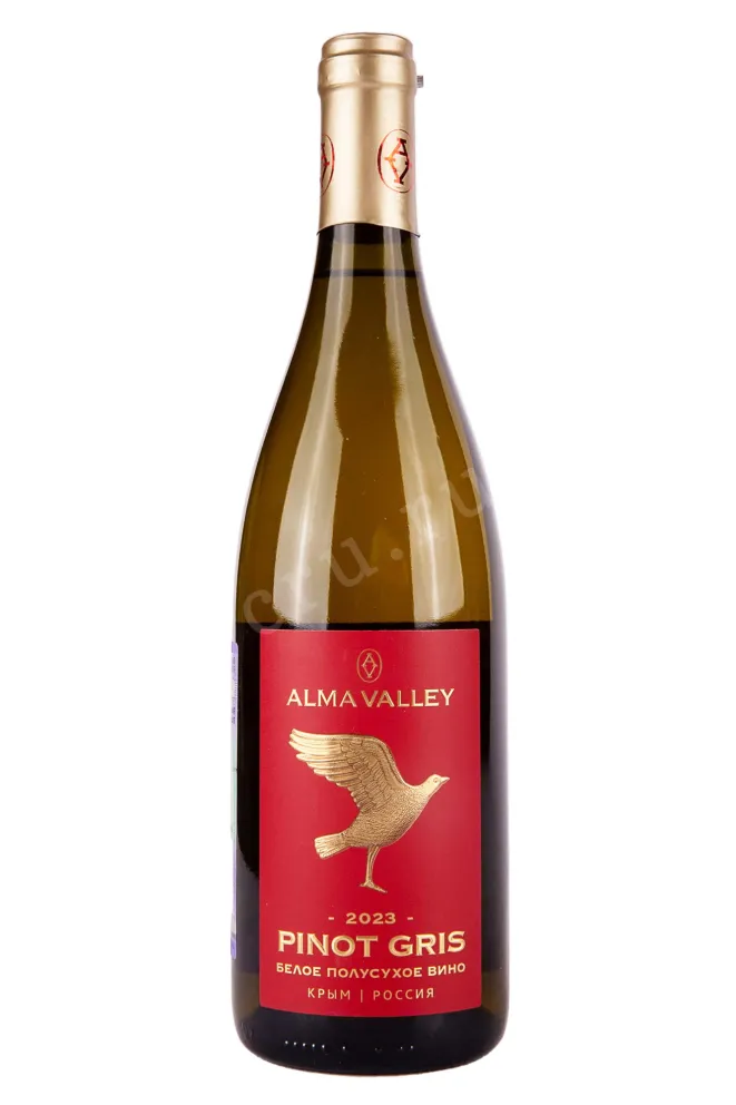 Вино Алма Велли Пино Гри 2023 0.75 л
