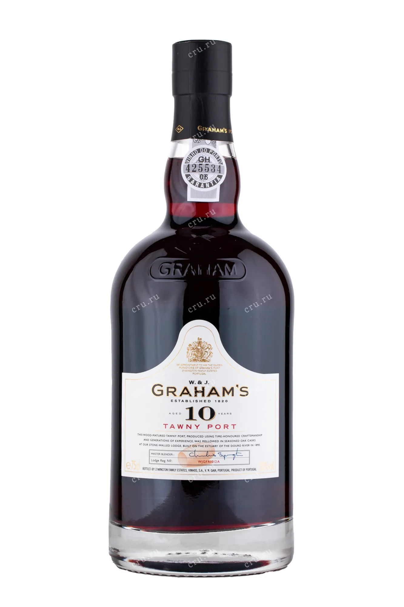 Фото — Портвейн Grahams 10 years Tawny 2018 0.75 л