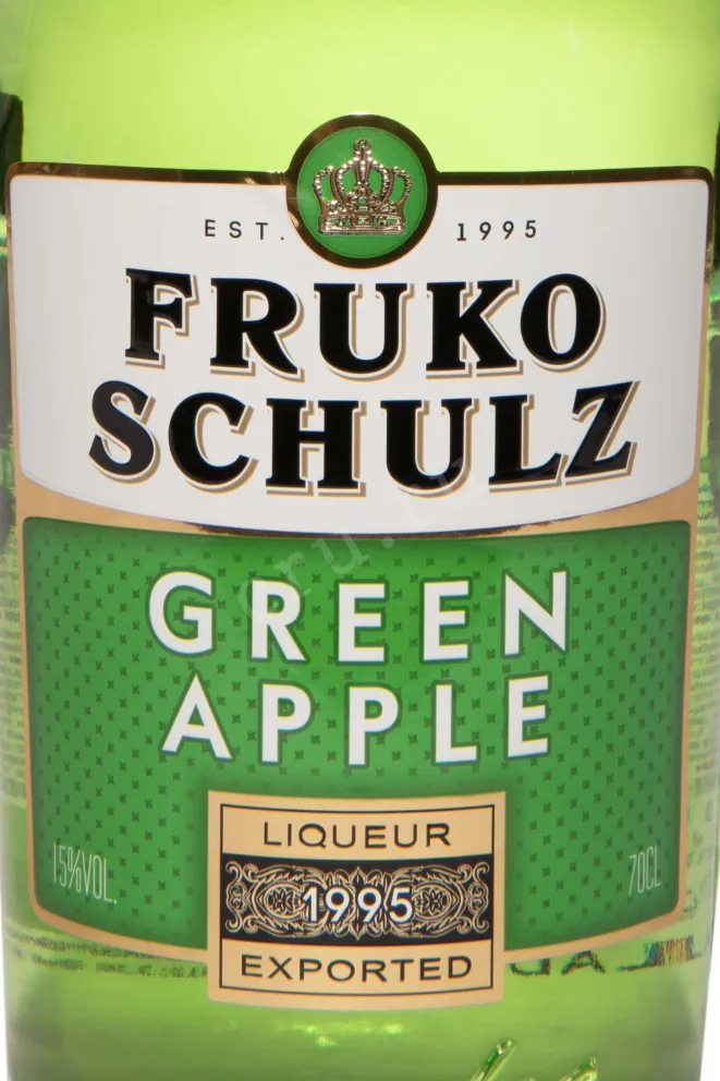 Этикетка Fruko Schulz Green Apple 0.7 л