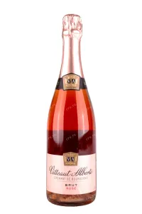 Игристое вино Vitteaut-Alberti Cremant de Bourgogne Rose Brut 2020 0.75 л