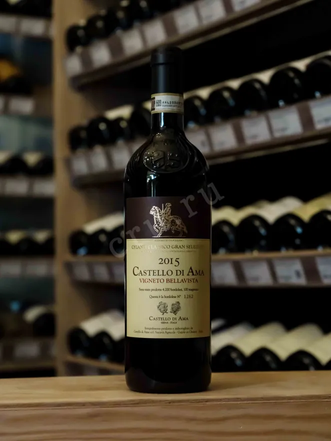 В магазине Крю Профи Castello di Ama Vigneto Bellavista Chianti Classico Gran Selezione in gift box 2015 0.75 л