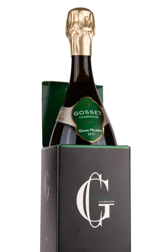 В подарочной коробке Gosset Brut Grand Millesime 2015 0.75 л