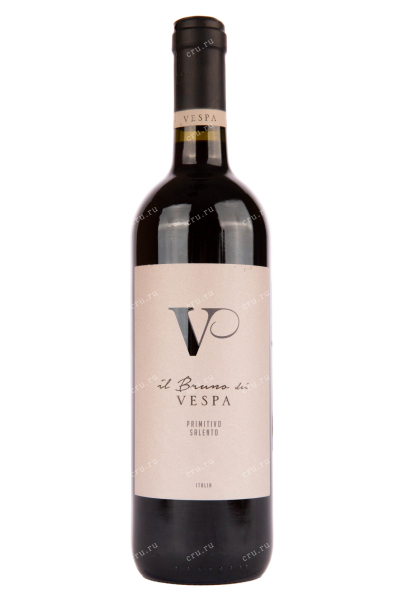 Вино Bruno dei Vespa Primitivo Salento 2020 0.75 л