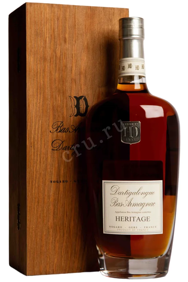 Арманьяк Dartigalongue Bas Armagnac Heritage in wooden box 2004 0.7 л