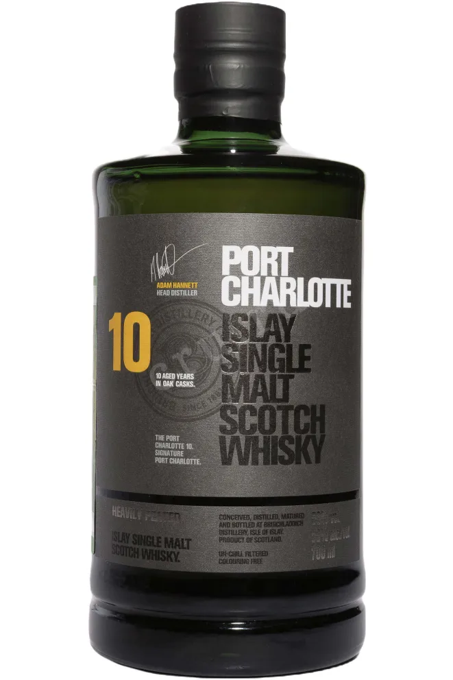 Виски Bruichladdich Port Charlotte 10 Years Old in gift box  0.7 л
