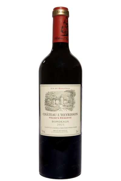 Вино Chateau L'Heyrisson Frank Reserve 2021 0.75 л