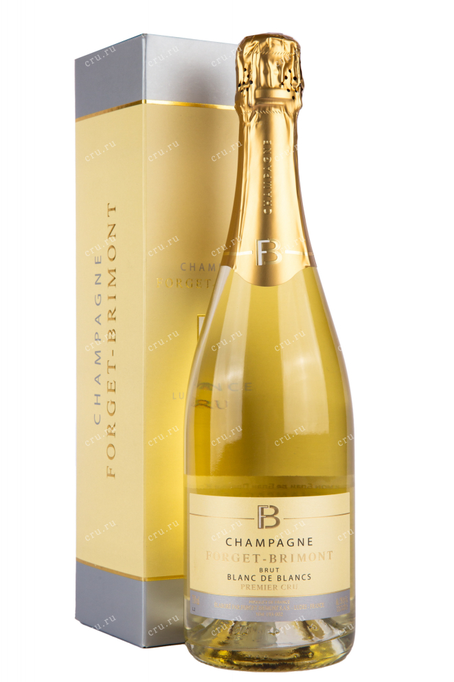 Шампанское Forget-Brimont Blanc de Blancs Brut Premier Cru gift box 2018 0.75 л