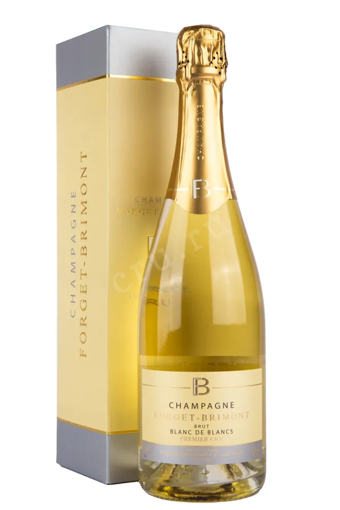 Шампанское Forget-Brimont Blanc de Blancs Brut Premier Cru gift box 2018 0.75 л