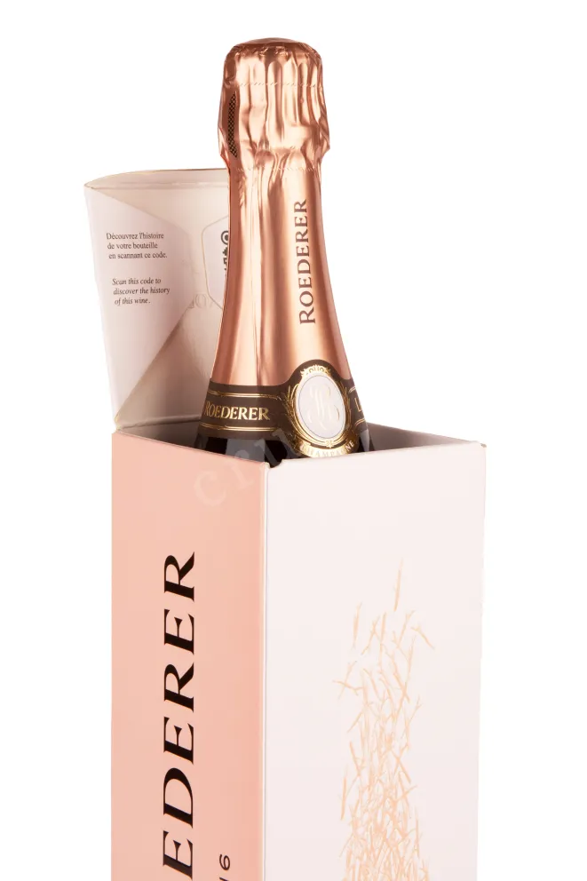 В подарочной коробке Louis Roederer Brut Rose 2016 0.75 л