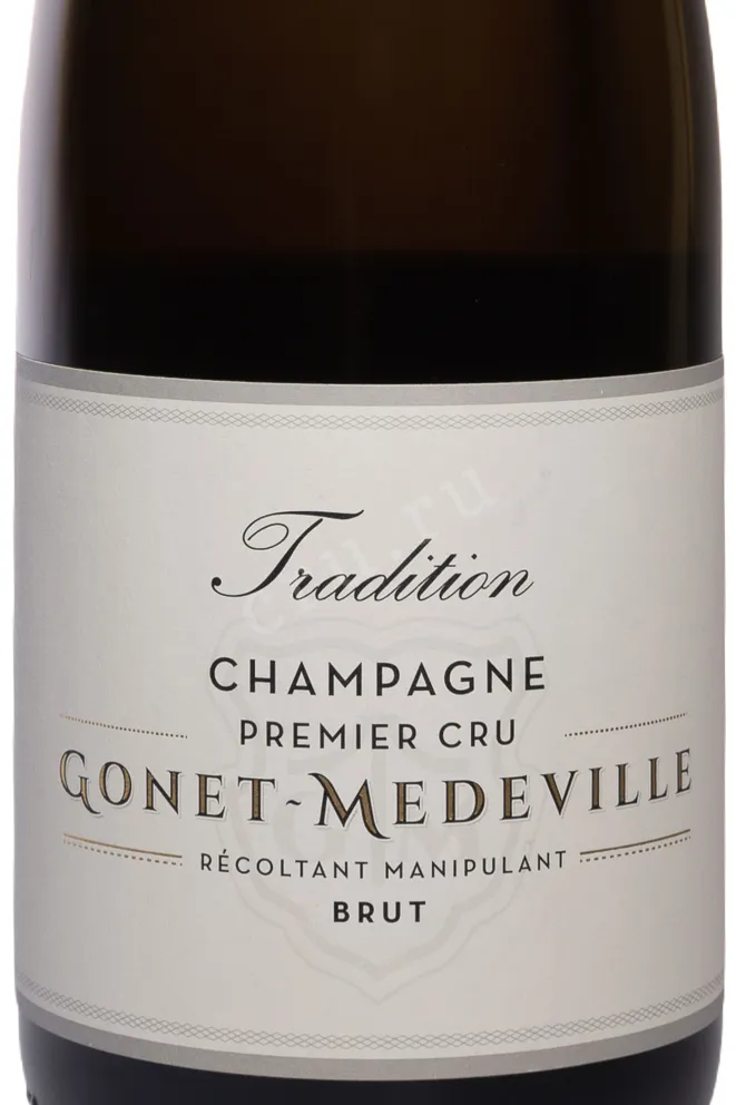Этикетка Gonet-Medeville Brut Tradition Premier Cru 2022 0.75 л