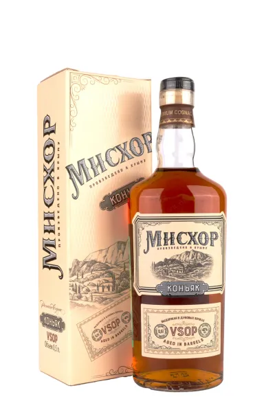 Коньяк Мисхор ВСОП 5 летний в подарочной упаковке  0.5 л