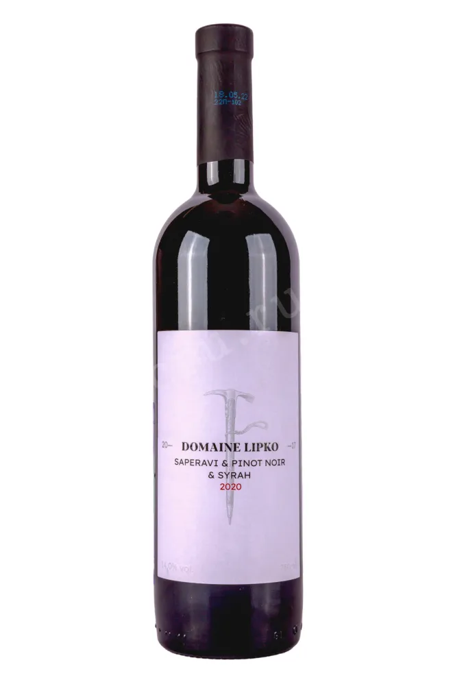 Вино Домен Липко Саперави Пино Нуар Сира 2020 0.75 л