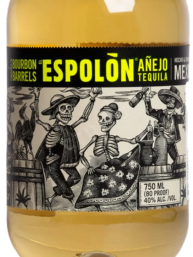 Этикетка Espolon Anejo 0.75 л