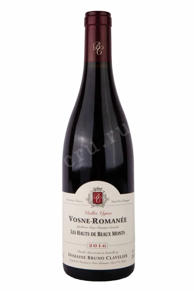 Вино Domaine Bruno Clavelier Vosne-Romanee Les Hauts de Beaux Monts Vieilles Vignes 2016 0.75 л