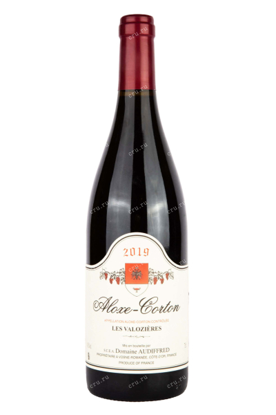 Вино Domaine Audiffred Aloxe-Corton Les Valozieres 2019 0.75 л