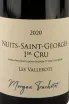 Этикетка Morgan Truchetet Nuits Saint-George Premier Cru 2020 0.75 л
