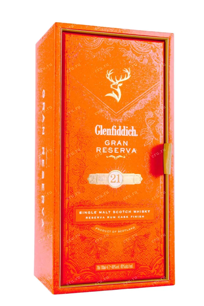 Подарочная коробка Glenfiddich 21 years in gift box 0.75 л