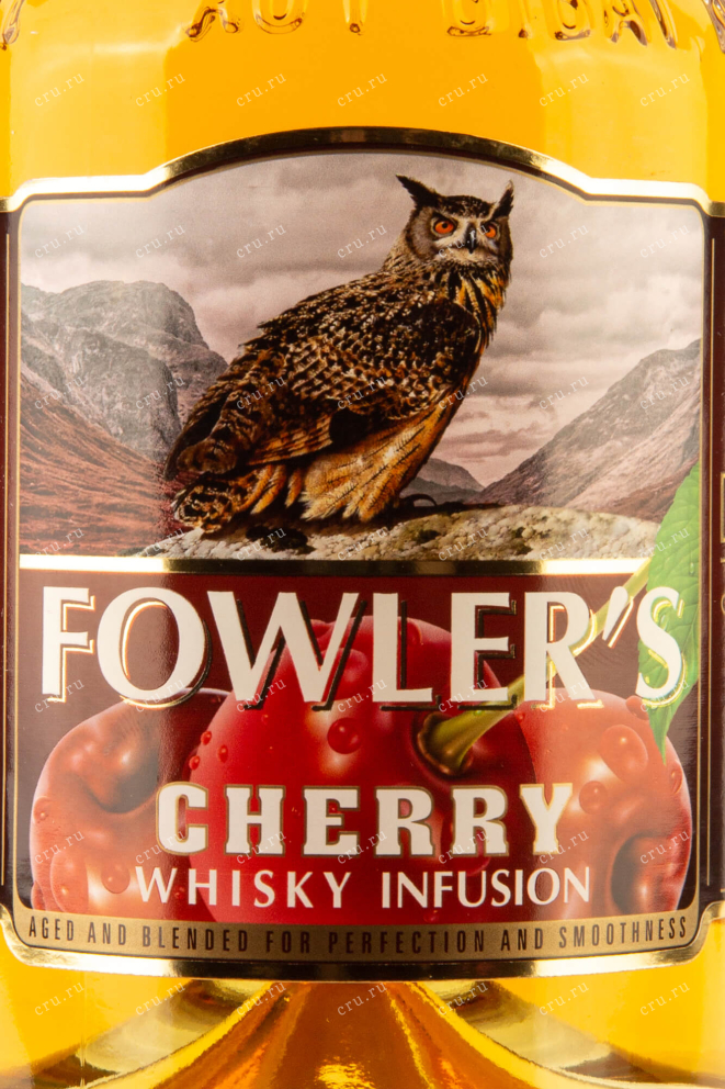 Этикетка Fowlers Cherry semi-sweet 0.5 л