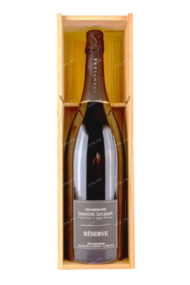 В деревянной коробке Laurent Lequart Reserve in gift box 3 л