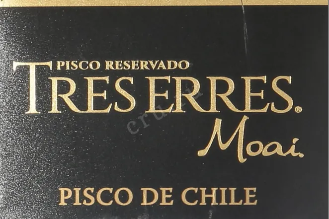 Этикетка Tres Erres Moai Reservado 0.75 л
