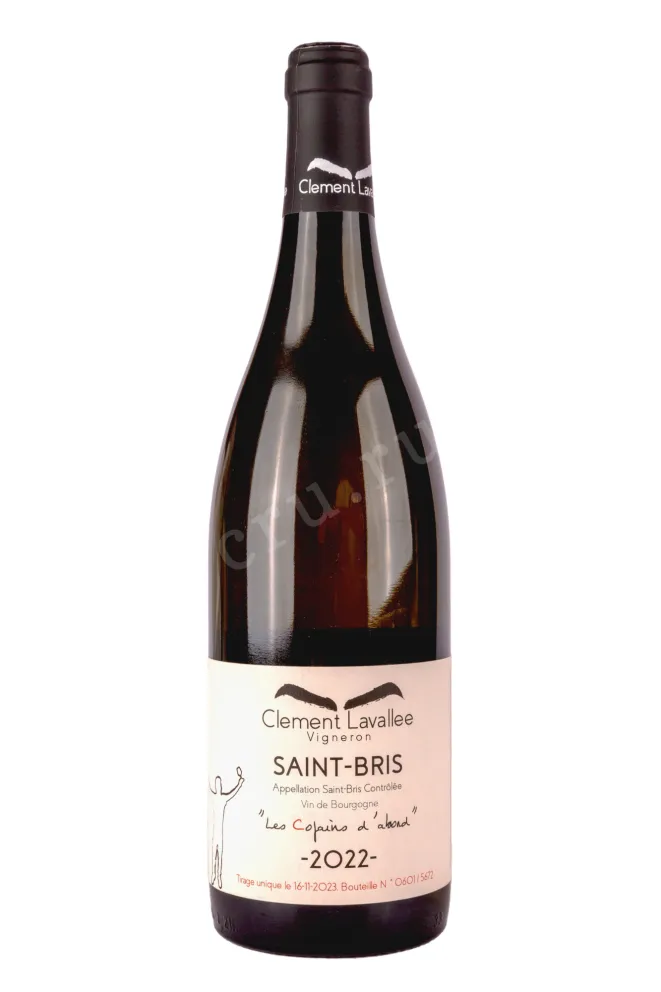 Вино Clement Lavallee Les Copains d abord Saint-Bris 2022 0.75 л