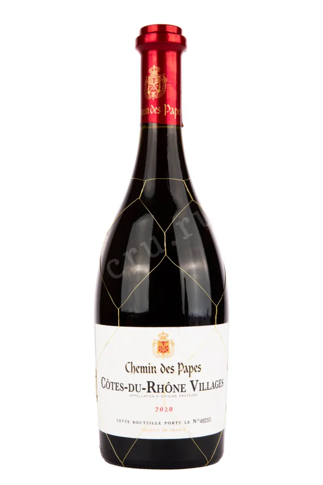 Вино Chemin des Papes Cotes du Rhone Villages 2020 0.75 л