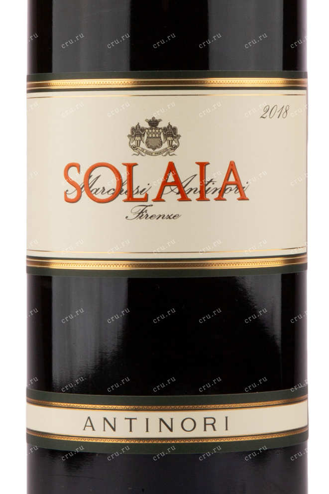 Вино Antinori Solaia 2018 0.75 л