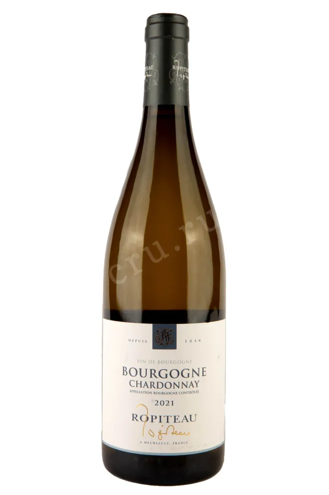 Вино Ropiteau Bourgogne Chardonnay AOC 2021 0.75 л