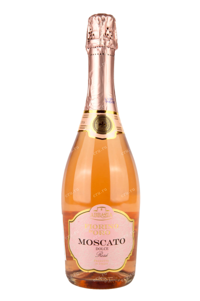 Игристое вино Moscato Rose Fiorino d'Oro Abbazia 2022 0.75 л